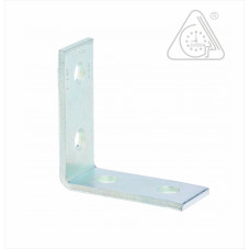 Corner Angle Bracket - 1" - Bright Zinc Plated