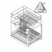 KITCHEN CABINET BASKET-PTJ025E