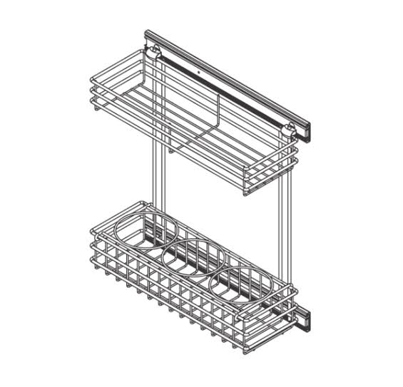 Wellmax PTJ003G Side Basket