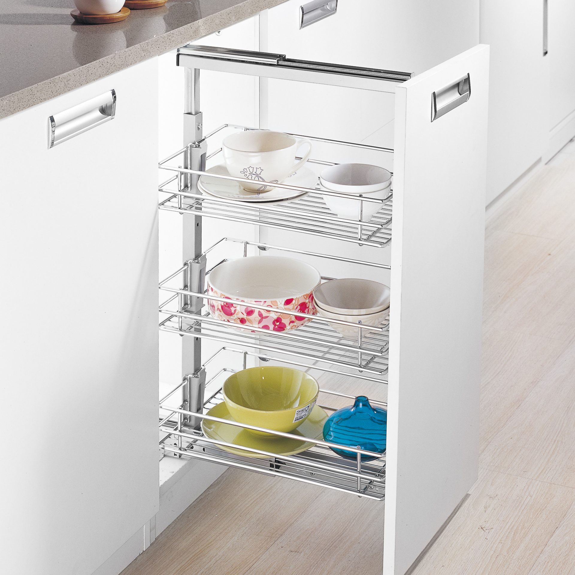 WellMax PTJ011 Drawer Spice Rack For 400mm cabinet