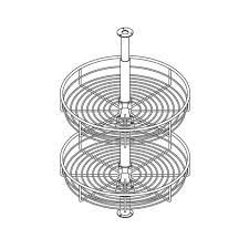 Wellmax CZJ440B 360° Revoliving Basket
