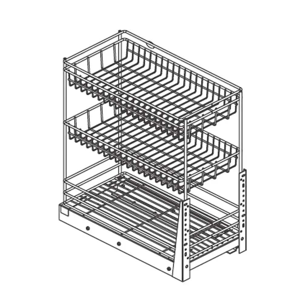 Pull Out Kitchen Baskets PTJ004E