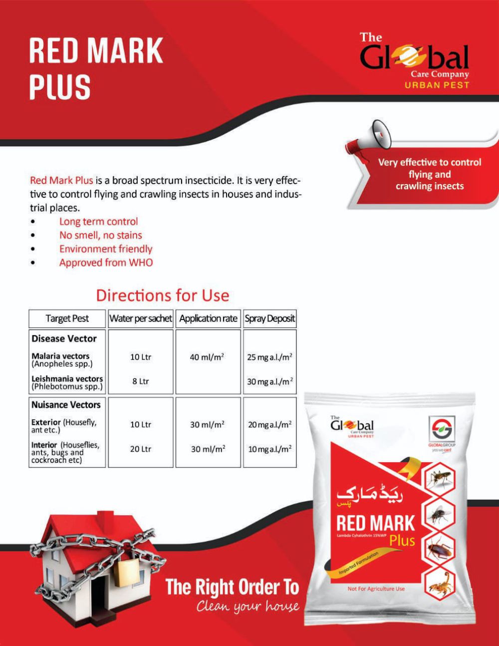 RED MARK PLUS LAMBDA CYHALOTHRIM 15% WP