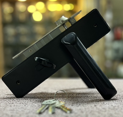 HANDLE DOOR LOCK 376BK