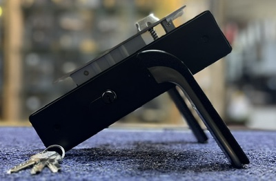 HANDLE DOOR LOCK 7180 BK/MSB