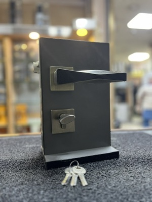 HANDLE DOOR LOCK 4066 MAB/BK